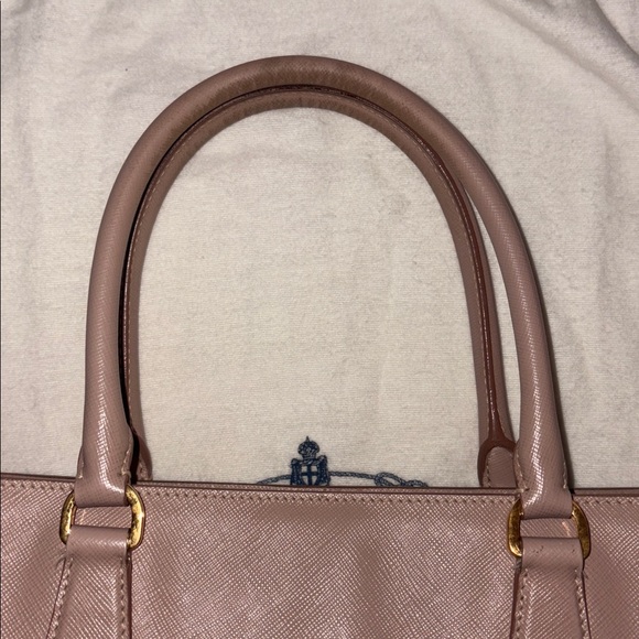 Prada Saffiano Lux Cammeo Leather Handbag Shoulder Bag - Picture 13 of 16